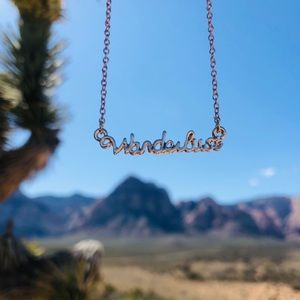 Wanderlust necklace